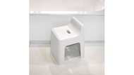 日本岩谷Iwatani RETTO曲面一體簡約室內 穿鞋 浴室椅凳