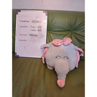 Elephant Doll Elephant Jumbo Doll Blue Blue Cute Big Size