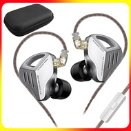 FAAEAL KZ ZVX Earbuds Add PU Storage Case 10mm Dynamic Driver Good Bass Noise Reduction Monitor IEM 