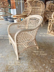 🍋เก้าอี้หวายแท้รุ่น Mabel🥑รวมเบาะ Rattan chair