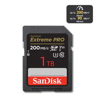 ✔ของแท้✔SanDisk Extreme Pro SD Card SDXC Speed R 200MBs 32GB 64GB 128GB เมมโมรี่การ์ด กล้อง DSLR