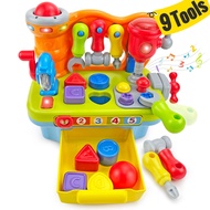 Toys for 1 Year Old Boy Toys, 9 in 1 Multifunction Music Workbench Baby Boy Toys for 1 + Year Old Bo
