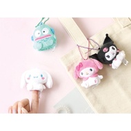 Tees Factory Sanrio Characters Finger Puppet Mascot Kuromi, 75mm H x 80mm W x 50mm D (SR-5541527KU) 