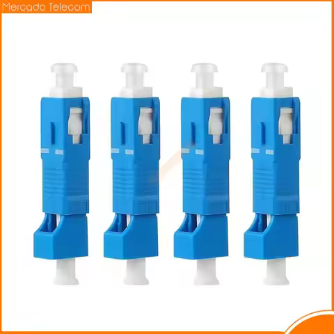 4 Pack/lot SC/UPC Male To LC/UPC Female Hybrid Optical Fiber Adapter Single Mode 9/125Um Connector F