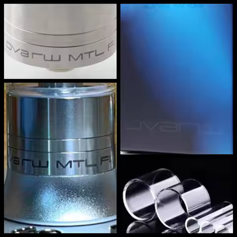 16/8/4PCS Dvarw Style Logo FL CL Capital Letter Glass Sticker Sign 24/22mm