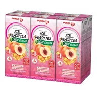 POKKA PACKET DRINKS ICE PEACH TEA 6 X 250ml