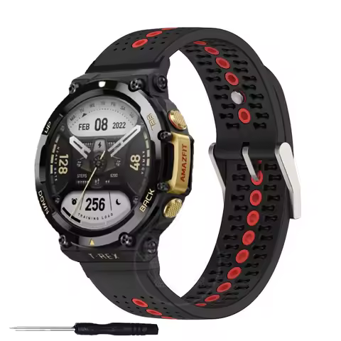 Breathable Silicone Strap For Huami Amazfit T-REX 2 Smart Watch Band Sports Bracelet For Xiaomi Amaz