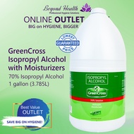 GreenCross 70% Isopropyl Alcohol with Moisturizers 1 Gallon (3.785 L) Green Cross Alcohol