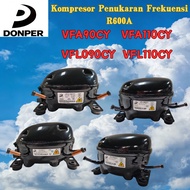 New DONPER R600A Inverter Compressors for Refrigerators/Freezers, VDUO070CY/VFA090CY1/VFA110CY1/VFL0