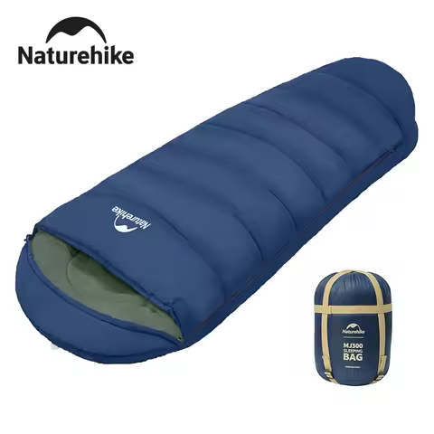 Naturehike Mummy Sleeping Bags MJ300/MJ600 Cotton Camping Adults Sleeping Bag Ultra Winter Warm Mumm