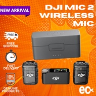 DJI Mic 2 2-Person Wireless Microphone System with Recorder (2.4GHz, Camera & Smartphone, 2TX+1RX+Ca