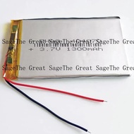 3.7V 1300mAh 404070     LiPo Polymer Rechargeable Battery For Mobile Phone GPS PDA JM