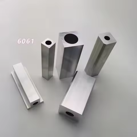 Square Outside Aluminum Tube Aluminum Tube with Square Outside and Round Inside 6061AL DIY Material 