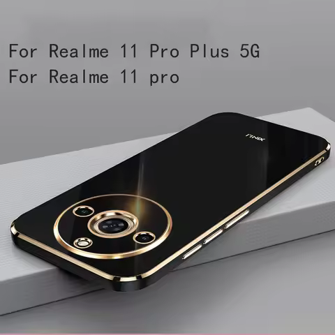 For Realme 11 Pro Plus 5G Case Soft TPU Cover High Quality Anti-fingerprint Camera Protection Case F