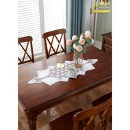 Embroidered Lace Table Runner / Dining Table Runner For 6 8 10 Seater / Alas Meja / Hiasan Meja / Pe