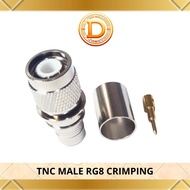 Konektor Adapter TNC male RG8/ LMR 400/CNT 400 Crimping