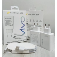 VIVO 66W 80W 120W 200W FAST CHARGING CHARGER FREE MICRO / TYPE C CABLE