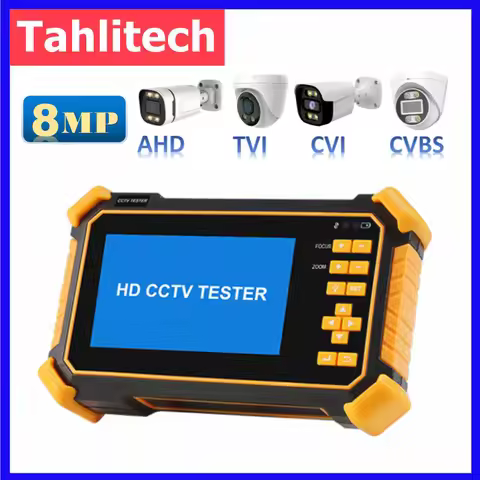 CCTV Tester Monitor CCTV Analog Tester 8MP AHD/CVI/TVI/CVBS Camera Tester RS485 PTZ controller UTP C