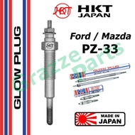 HKT 100% Made In Japan Heater Glow Plug PZ-33 / S501-18-140A for Ford Mazda Bongo Titan Maxi R2 1DZ 