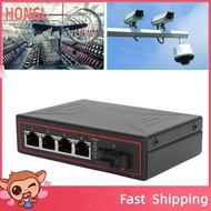 honglai8 Yunseity Industrial Ethernet Switch  4 Port 10 100M Gigabit SFP Optical with Auto Negotiati