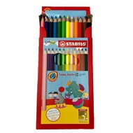 Stabilo Swans Jumbo Colour Pencil 12/ 24 Color