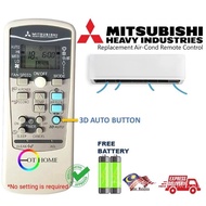 Mitsubishi Heavy Industries aircond remote control replacement rkx502a001 rkx502a001c rkx502a007 rkx