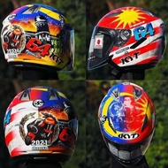 Helmet Original KYT Merdeka 64 Malaysia