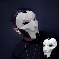 Khada Jhin Face Mask Paper Model,Low Poly 3D Papercraft Art Costume Party Cosplay,Handmade DIY