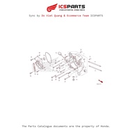 Right Engine Block (E19-10-A) HONDA Pcx 125 / Pcx 150 (Ww125J Ww150J) (2017-2020) Parts Catalogue