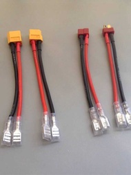 XT60 T Plug Cable to 6.3mm Plug 14AWG High Temperature Silicone Cord Power Cord 895 997 Plug Cord