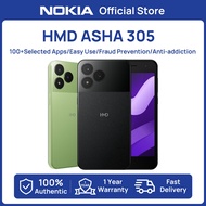 [New] HMD Asha 305 Lite Smartphone|100+Selected-Apps |AOSP Android OS Easy-Use |Fraud-Prevention| An