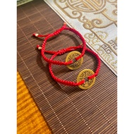 Combo Red String Bracelet Ancient Coin Fortune - Luck - Happiness - Health