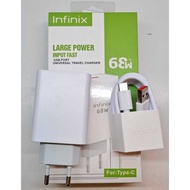 Infinix Charger 10W 18W 33W 45W 68W Watt Smart 4 5 6 Hot 8 Hot 9 Play Hot 11 Hot 30 Hot 30i Hot 30 P