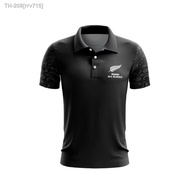 ฟุตบอล 2023Rugby World Cup 2023 New Zealand All Black T Rugby Jersey Short Sleeve Comfortable Casual