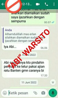 Ijazah Kubro Ajian Pangeran Ratu Banten Level Maha Guru