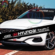 Car reflective sticker Hyundai windshield sticker(Free Tools)A-63