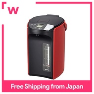 TIGER ELECTRIC Kettle Steamless Vaporless VE Heat Preservation 6 Safe and Reliable Structures Hokko-San 3.0L Red PIP-A301R