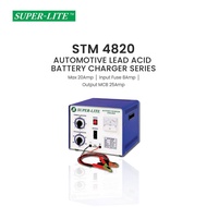SUPER-LITE STM4820 Automotive Lead Acid Battery Charger 6Vdc~48Vdc - Max Charging Current up to 20Am