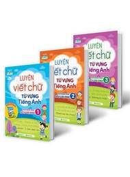 Sách - Luyện Viết Chữ Từ Vựng Tiếng Anh Theo Chương Trình Sách Giáo Khoa Lớp 123 (Bộ 3 Cuốn) - MEGAB