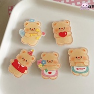 SOONA Butter Bear Hair Clip, Duckbill Clip Hair Clip Fringe Clip,  Acrylic Cartoon Side Clip