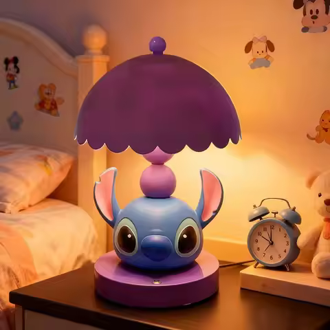 Stitch Desk Lamp Desktop Ornaments Bedroom Bedside Atmosphere Night Light Creativity New Style Kawai