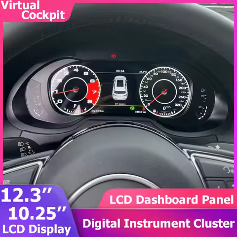 Digital Instrument Cluster LCD Speedometer For Audi A3 A4 B8 A5 S5 Q3 Q5 TT CARPLAY Android Auto Das
