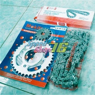 SP76 FRONT REAR GEAR PLUS CHAIN RANTE COMPLETE PACKAGE SET GL100 125 CB100 125 CG100 125 HONDA 90 Z 