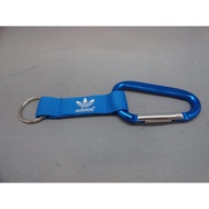 Adidas Originals Bluebird Metal Keychain Carabiner Keyring Ring Clip Loop Blue