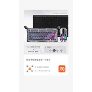 Combo Bàn phím cơ gaming Gravastar Mercury K1 Pro Limited Rồng trắng kèm Chuột M1 LED đẹp mắt - Bảo