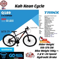 TRINX BIKE - Q189 - ITALY - MTB 29 - Aluminum Frame - Ready Stock