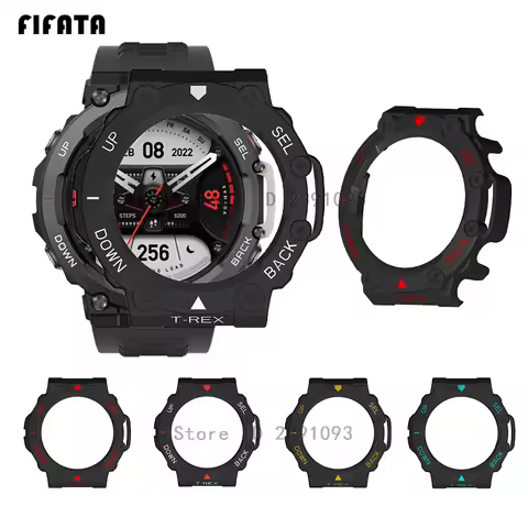 Protective Cover Case For Xiaomi Huami Amazfit T-REX 2 Smart Watch Protector Shell Edge PC Protectio