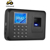 Hilitand Time Clock  Biometric Fingerprint Password Attendance Machine with 2.4 inch LCD Screen for 