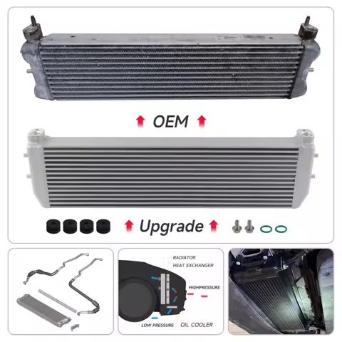 Upgrade Performance Bar & Plate Oil Cooler fits BMW M5 M6 F90 F10 2012-2020;M850i 2019-2020 V8 4.4L 