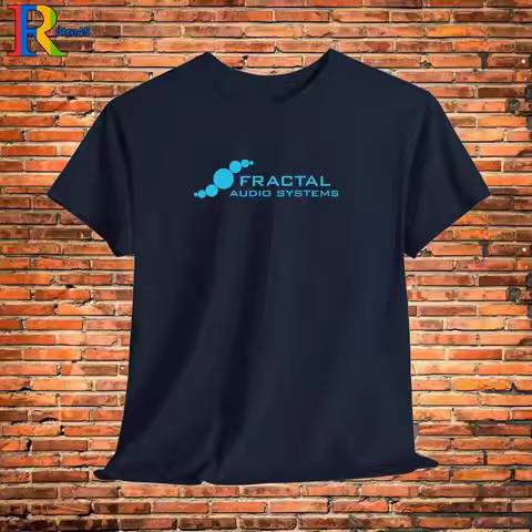 Fractal Audio System Logo T Shirt Black Sport Grey White Navy Red Dark Choco S 5XL